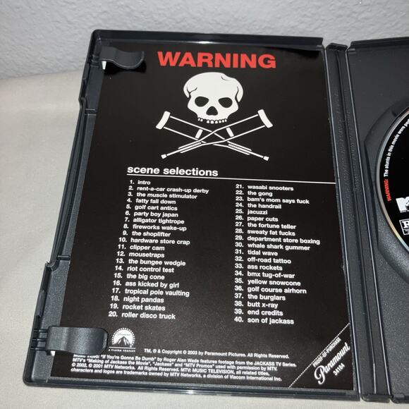 Dvd Used Jackass Volume Two / The Movie Widescreen Special Collector’s Edition - Picture 5 of 6